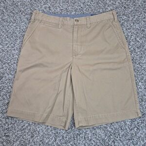 Polo Ralph Lauren Khaki‎ Shorts Men's 32 Relaxed Fit Flat Front Preppy Casual